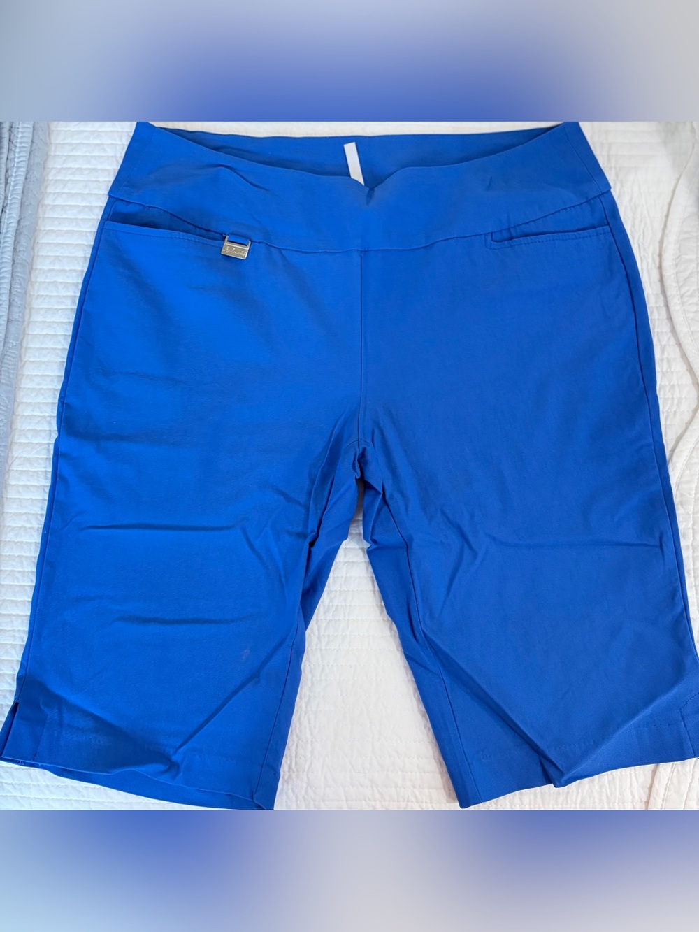 PRELOVED SZ 10 Lulu-B Cobalt Blue Bermuda Shorts Great Condition